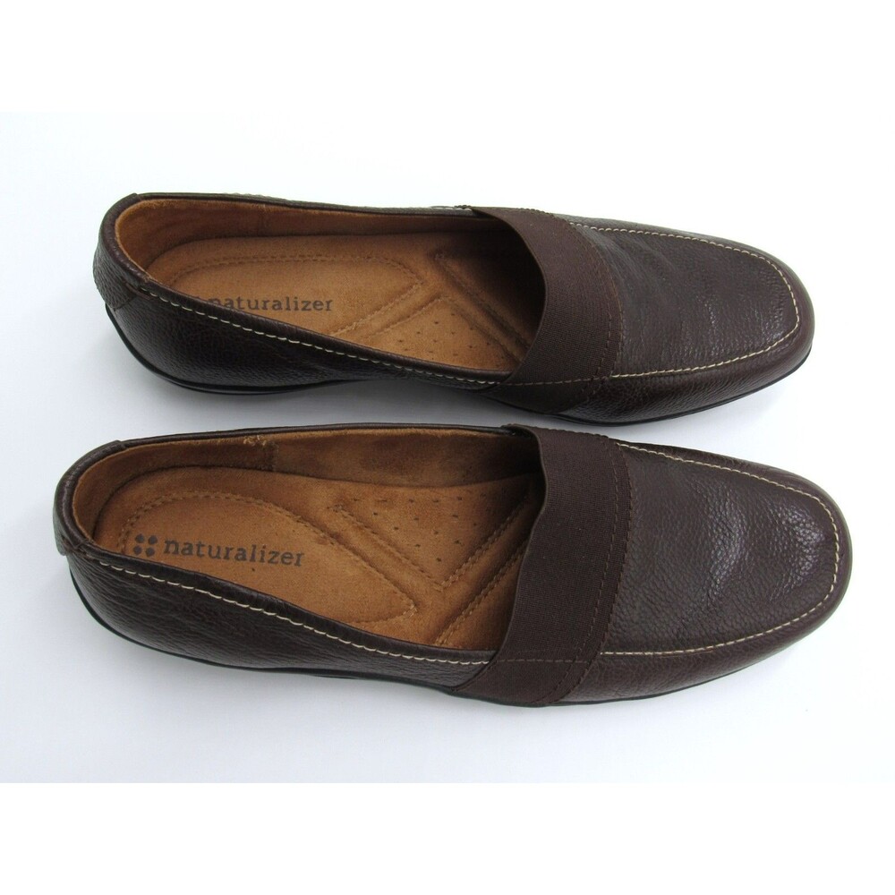 Naturalizer Fairlee Comfort Loafers Womens Size 8 Dark Brown Business Casual - Picture 14 of 14